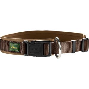 Hunter Klikhalsband Vario Plus Bruin&Caramel - Hondenhalsband - 35-40x2.0 cm