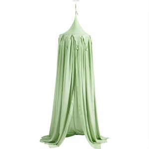 Bedhemel voor kinderbed - Klamboe kinderkamer voor jongens en meisjes - 240 x 50 cm inclusief bevestigingsmateriaal - Klamboe in mintgroen