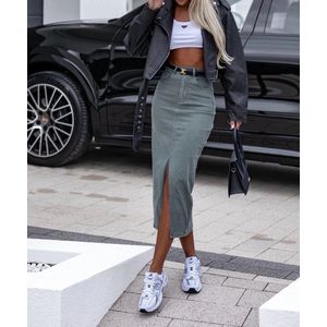 Estee Brown Spring Summer 2025 Green Denim - jeans Dames Rok - Maat XS