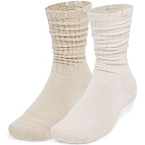 Under Armour Sportstyle Ctn Scrunch Lange Sokken Beige EU 42-47 1/2 Man