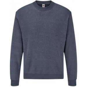 Fruit Of The Loom Heren Klassieke Drop Schouder Sweatshirt (Heather Marine)