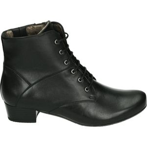 Verhulst - 3433 K - Hoge sneakersVeterlaarzenDames veterschoenenDames sneakersHalf-hoge schoenen - Kleur: Zwart - Maat: 37.5