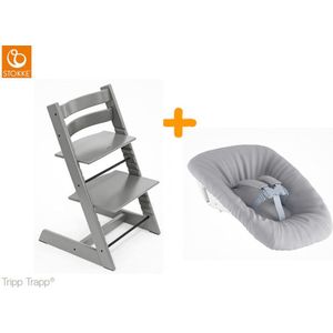 Stokke Tripp Trapp kinderstoel Storm Grey + Newbornset