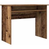 vidaXL - Bureau - 90x50x74 - cm - bewerkt - hout - oud - houtkleurig