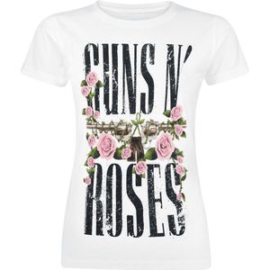 Guns N' Roses Big Guns Dames Top - wit - XL