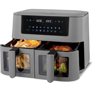 Dubbele Airfryer - Dubbele Mand - Dual Cook - Heteluchtfriteuse - Verschillende Programma's - Dual Zone