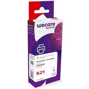 Wecare - CLi-521 B - Inktcartridge - Fotozwart