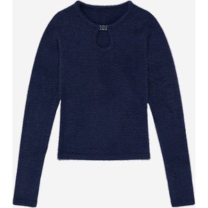 Nik&Nik Meisjes trui - Omara - Konings blauw