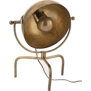 J-Line tafellamp Antiek Op Voet - ijzer - brons