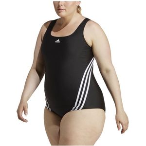 adidas Sportswear 3-Stripes Zwempak (Grote Maat) - Dames - Zwart- 4X
