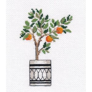 Borduurpakket Oven - Orange Tree - Sinaasappelboom - 1487