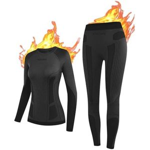Thermische Onderlaag Dames - Sneldrogende Leggings & Thermisch Ondergoed Set