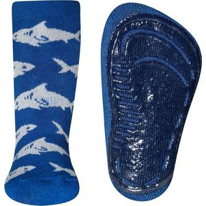 Antislipsok blauw met haaien-23/24
