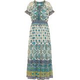 usha FESTIVAL Jurk  gemengde kleuren / wit