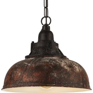 EGLO Vintage Grantham 1 - Hanglamp - 1 Lichts - Antiek Bruin, Beige