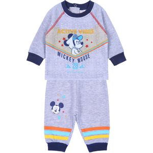 Grijs gemêleerd baby trainingspak Mickey Mouse Disney