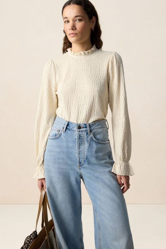 Sissy-Boy - T-shirt - Wit - Met Lurex