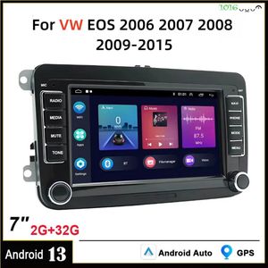 2+32G Android 13 Car Stereo for VW EOS 2006-2009 & 2010-2015 | 7inch Draadloos CarPlay, GPS Navigatie + Plug-and-Play Installatie