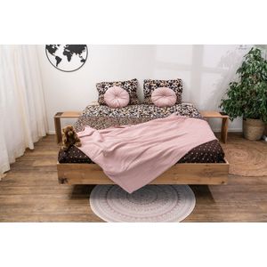 Zwevend bed - Bed Mila - inclusief hoofdbord en aanhaak nachtkastje - 200 x 200