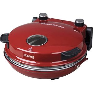 Professionele Elektrische Pizza Oven - Mobiel & Multifunctioneel voor Pizza, Taarten en Quiches - Keramische Steenplaat - Tot 350°C Temperatuur