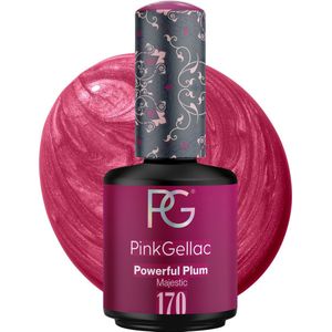 Pink Gellac 170 Powerful Plum Gellak - Paarse Gel Nagellak - Gelnagellak - Gelnagels Producten - Gel Nails - Gelnagel