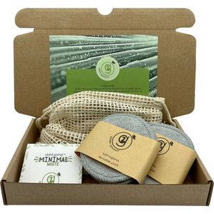 Healthy World 12 stuks XL Herbruikbare Wattenschijfjes Bamboe - Uitwasbare wattenschijfjes - Make-up pads organisch bamboe - Met katoenen Waszak - Zero waste - Eco friendly