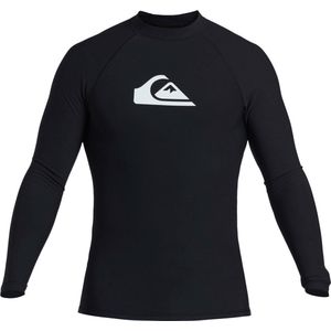 Quiksilver Heren Heater Long Sleeve Rash Vest - Zwart