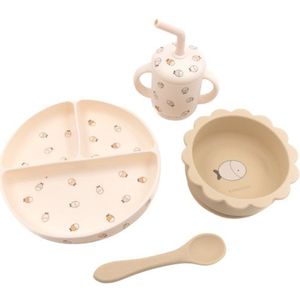 Bamboom Dinerset - Siliconen - Fishes