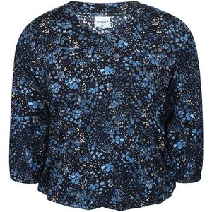 Zhenzi Zh-Sylva 1017-Blouse 3/4 True blue maat S=42/44