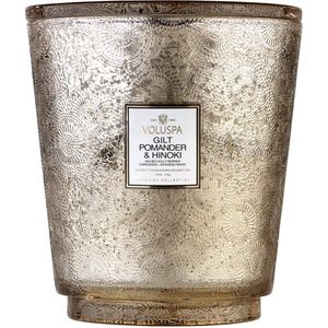 Voluspa Gilt Pomander & Hinoki 5-Wick Heart Candle