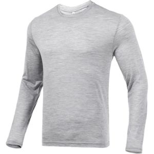 Merinowolf Heren Ondershirt met Lange Mouwen - Geurbestendig, Warm en Ademend Ondergoed voor Buitensporten