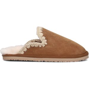 Mou Slipper Eskimo Pantoffels - Sloffen - Dames - Cognac - Maat 38