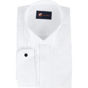 Suitable - Smoking Overhemd Plisse - Heren - Maat 40 - Regular-fit