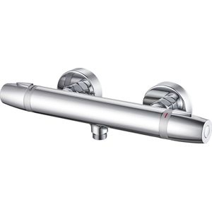 Auralum max Thermostatische Douchekraan - Waterbesparende - 15 cm - 38℃ Thermostatische - Chroom
