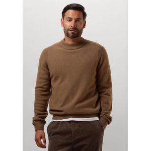 Anerkjendt Akrico Lambswool Knit Truien & Vesten Heren - Sweater - Hoodie - Vest- Bruin - Maat XXL