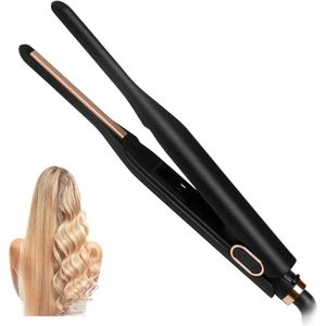 Draagbare 2-in-1 Mini-stijltang voor Haarstyling en Krullen