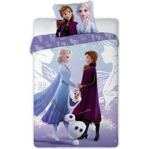 Disney Frozen Dekbedovertrek Sister - 140 x 200 cm / 70 x 90 cm - Katoen