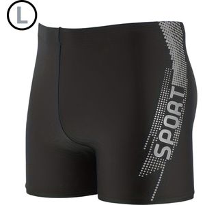 Bovista Zwembroek Heren - Zwem Broek Mannen - Badkleding - Zwemmen - Jongens - Swimming Shorts - Zomerbroek - Grijs - Maat L