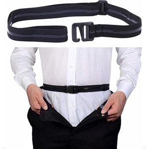 Fako Fashion® - Shirt Stays Belt - Geen kreukels - Shirt Tucker - Overhemd Riem – Onderkleding Riem - Elastische Buik Riem - Anti-Slip Overhemd Riem Bretels