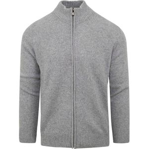 Suitable - Vest Wol Blend Grijs - Heren - Maat XXL - Modern-fit