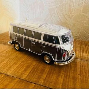 bluetooth LED-licht USB draagbare mini-busluidsprekers Autospeler Draadloze Bluetooth-luidspreker leuke bus bluetooth speaker met fm radio