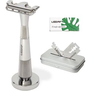 Leaf Shave | The Thorn Razor Chrome | Complete Set