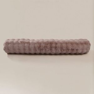 Primaviera DeLuxe - Bodypillow Pompom - Taupe - 140 x 20 cm