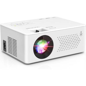 SCH® Mini beamers - Projector - Mini beamer - Wit - 14cm x 7cm x 18cm