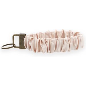 Lajetti Scrunchie Sleutelhanger Champagne - Sleutelbos