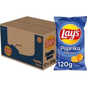 Lay's Paprika - Chips - 12 x 120 gram