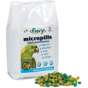 Fiory Micropills Adult Maintenace Amazone/Kaketoe 2.5 kg - Papegaaienvoer - Vogelvoer -