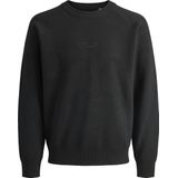 Jack & Jones - Jcofusion Knit Crew Neck - Gebreide Trui - Zwart