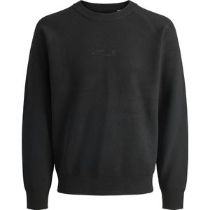 Jack & Jones - Jcofusion Knit Crew Neck - Gebreide Trui - Zwart