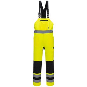 Portwest - WX2 Eco Stretch - Hi-Vis Amerikaanse Overall - Geel/Zwart - 4XL